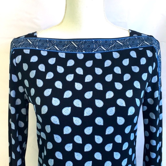Michael Kors Dresses & Skirts - Michael Kors Blue long sleeve cocktail Dress